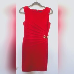 Ivanka Trump red sheath dress size 4